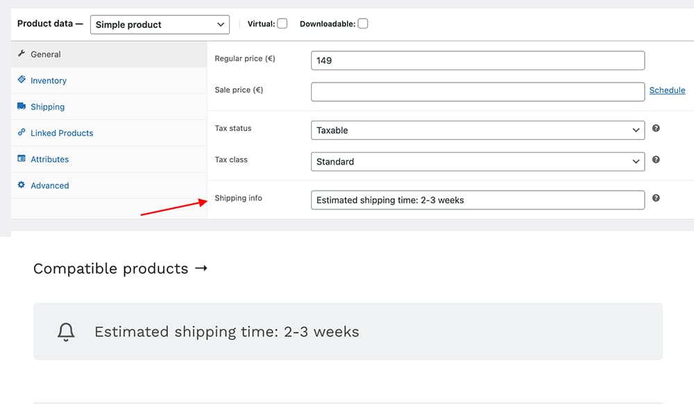 How to display custom text in Woocommerce product loops and archive pages?
