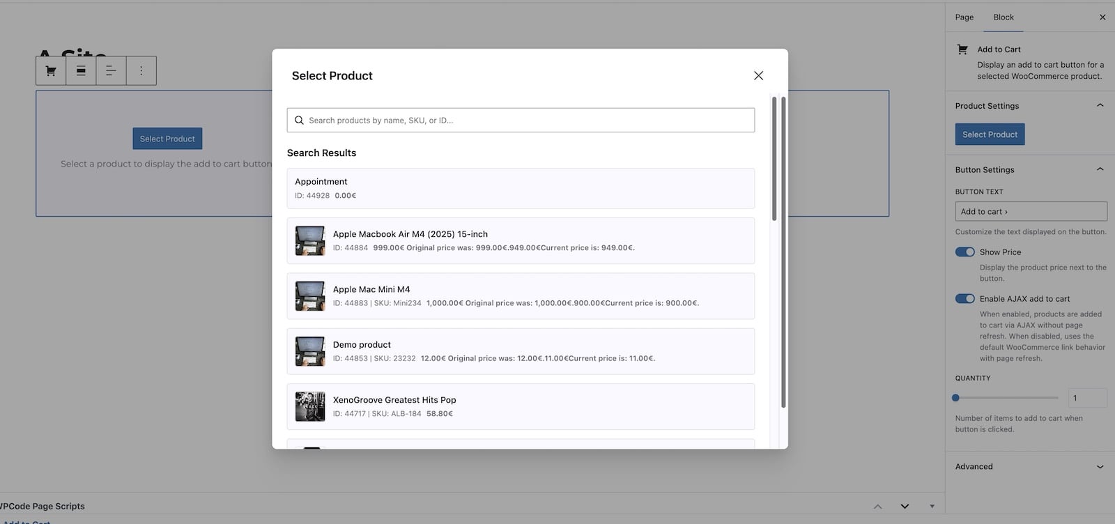 Showcase Your Best Products With "WooCommerce Handpicked Products Block" plugin 6 Woocommerce Add to Cart Block