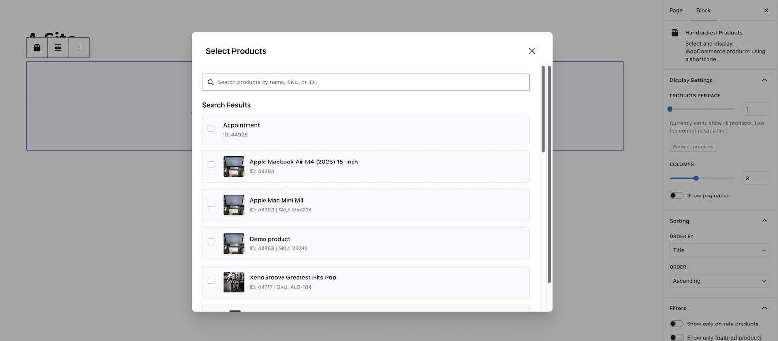 Showcase Your Best Products With "WooCommerce Handpicked Products Block" plugin 3 handpicked products