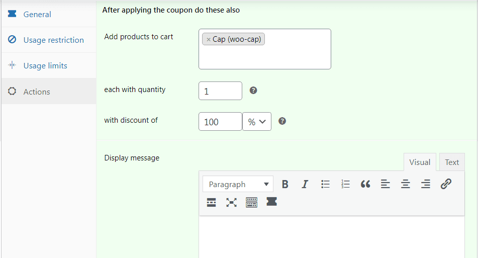 WooCommerce Smart Coupons: A Complete Discount Solution for Your Store 2 WooCommerce Smart Coupons - BOGO Setup