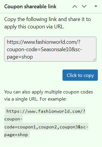 WooCommerce Smart Coupons: A Complete Discount Solution for Your Store 5 Url Coupon- Smart Coupon